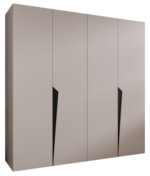 Szafa uchylna PIANO 1 200 wys 202 cm Kaszmir + u Czarny 791094