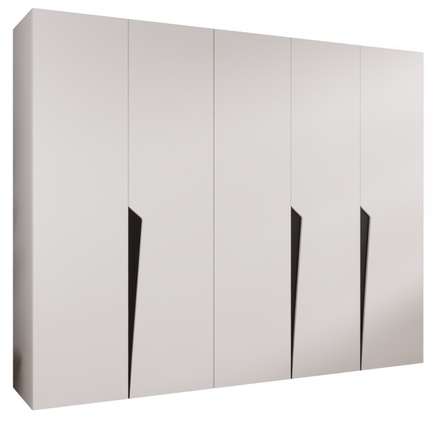 Szafa uchylna PIANO 1 250 wys 202 cm Biały + u Czarny 791044