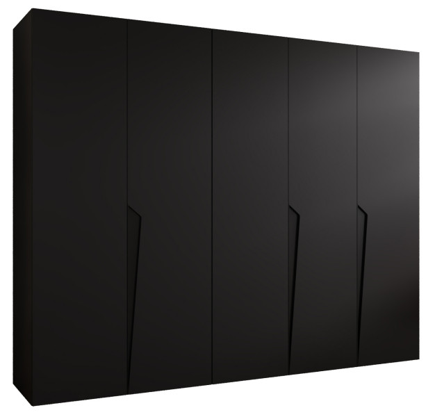 Szafa uchylna PIANO 1 250 wys 202 cm Czarny + u Czarny 791087