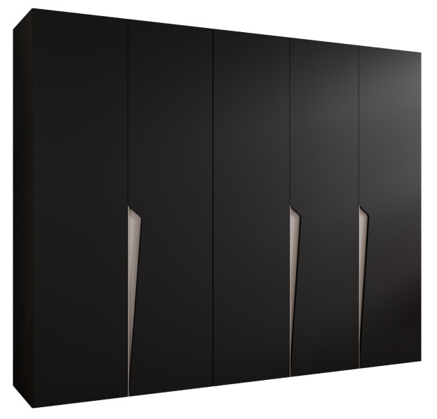 Szafa uchylna PIANO 1 250 wys 202 cm Czarny + u Kaszmir 790948