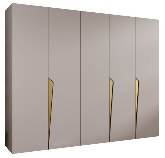 Szafa uchylna PIANO 1 250 wys 202 cm Kaszmir + u Złoty 790928