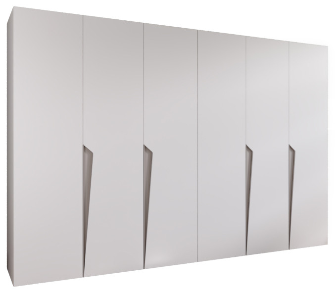 Szafa uchylna PIANO 1 300 (2X150) wys 202 cm Biały + u Kaszmir 791155