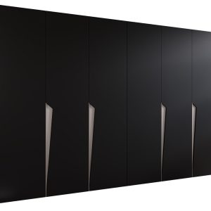 Szafa uchylna PIANO 1 300 (2X150) wys 202 cm Czarny + u Kaszmir 791052 Szafa uchylna PIANO 1 300 (2X150) wys 202 cm Czarny + u Kaszmir 791052
