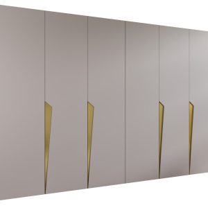 Szafa uchylna PIANO 1 300 (2X150) wys 202 cm Kaszmir + u Złoty 790850 Szafa uchylna PIANO 1 300 (2X150) wys 202 cm Kaszmir + u Złoty 790850