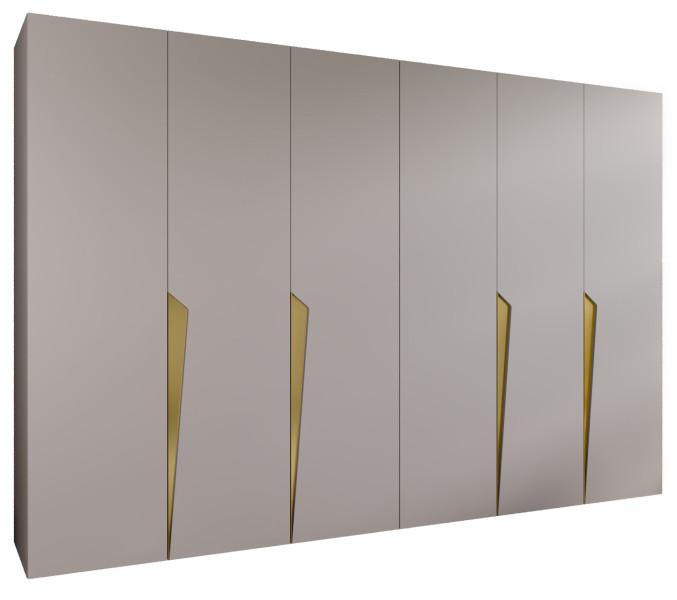 Szafa uchylna PIANO 1 300 (2X150) wys 202 cm Kaszmir + u Złoty 790850