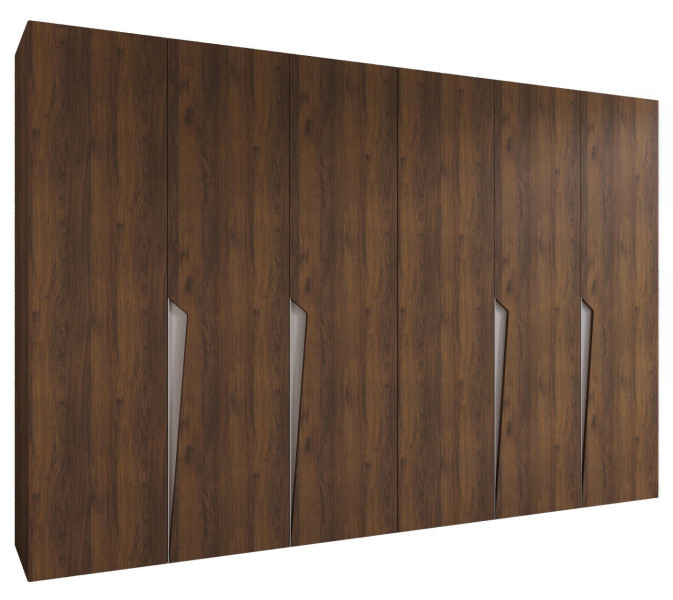 Szafa uchylna PIANO 1 300 (2X150) wys 202 cm Orzech Warmia + u Kaszmir 1043479