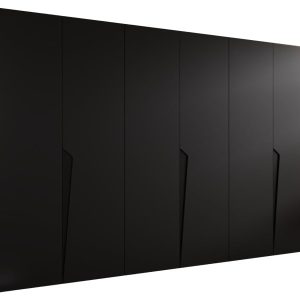 Szafa uchylna PIANO 1 300 (3X100) wys 202 cm Czarny + u Czarny 790681 Szafa uchylna PIANO 1 300 (3X100) wys 202 cm Czarny + u Czarny 790681