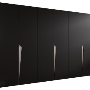 Szafa uchylna PIANO 1 300 (3X100) wys 202 cm Czarny + u Kaszmir 791101 Szafa uchylna PIANO 1 300 (3X100) wys 202 cm Czarny + u Kaszmir 791101