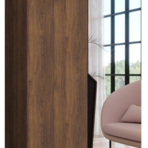 Szafa uchylna PIANO 2 100 wys 202 cm Orzech Warmia + u Czarny 1043473
