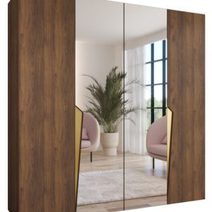 Szafa uchylna PIANO 2 200 wys 202 cm Orzech Warmia + u Złoty 1043477