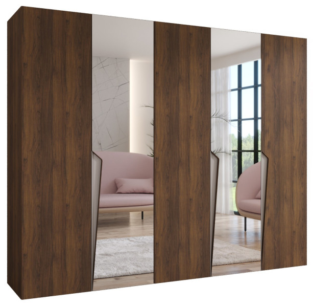 Szafa uchylna PIANO 2 250 wys 202 cm Orzech Warmia + u Kaszmir 1043560