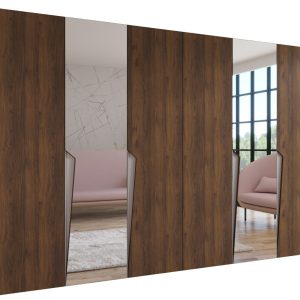 Szafa uchylna PIANO 2 300 (2X150) wys 202 cm Orzech Warmia + u Kaszmir 1043599 Szafa uchylna PIANO 2 300 (2X150) wys 202 cm Orzech Warmia + u Kaszmir 1043599