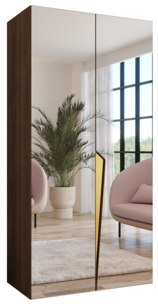 Szafa uchylna PIANO 3 100 wys 202 cm Orzech Warmia + u Złoty 1043587