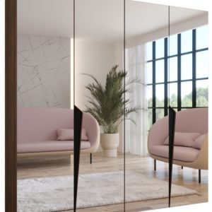Szafa uchylna PIANO 3 200 wys 202 cm Orzech Warmia + u Czarny 1043491 Szafa uchylna PIANO 3 200 wys 202 cm Orzech Warmia + u Czarny 1043491