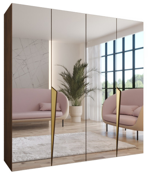 Szafa uchylna PIANO 3 200 wys 202 cm Orzech Warmia + u Złoty 1043506