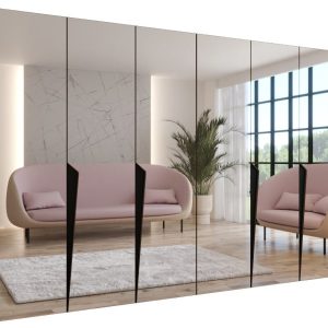 Szafa uchylna PIANO 3 300 (2X150) wys 202 cm Orzech Warmia + u Czarny 1043502 Szafa uchylna PIANO 3 300 (2X150) wys 202 cm Orzech Warmia + u Czarny 1043502