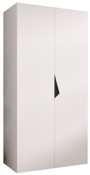 Szafa uchylna SANDI 1 100 wys 202 cm Biały + u Czarny 791195