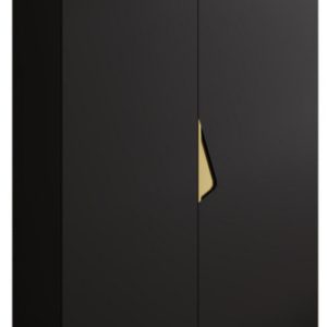Szafa uchylna SANDI 1 100 wys 202 cm Czarny + u Złoty 790965 Szafa uchylna SANDI 1 100 wys 202 cm Czarny + u Złoty 790965