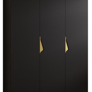Szafa uchylna SANDI 1 150 wys 202 cm Czarny + u Złoty 790870 Szafa uchylna SANDI 1 150 wys 202 cm Czarny + u Złoty 790870