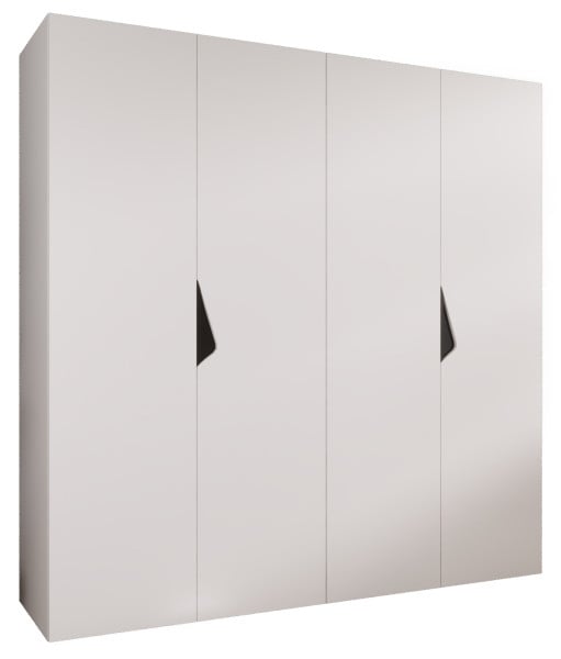 Szafa uchylna SANDI 1 200 wys 202 cm Biały + u Czarny 791216