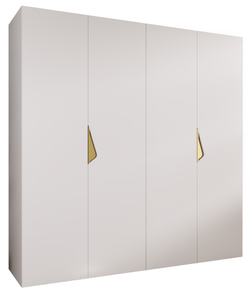 Szafa uchylna SANDI 1 200 wys 202 cm Biały + u Złoty 790883