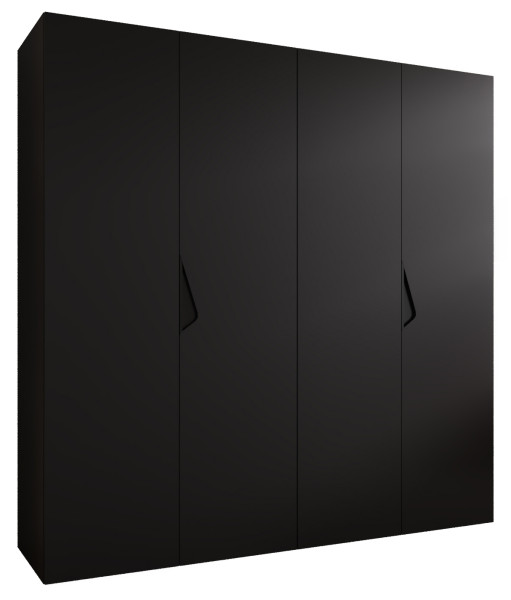 Szafa uchylna SANDI 1 200 wys 202 cm Czarny + u Czarny 790892