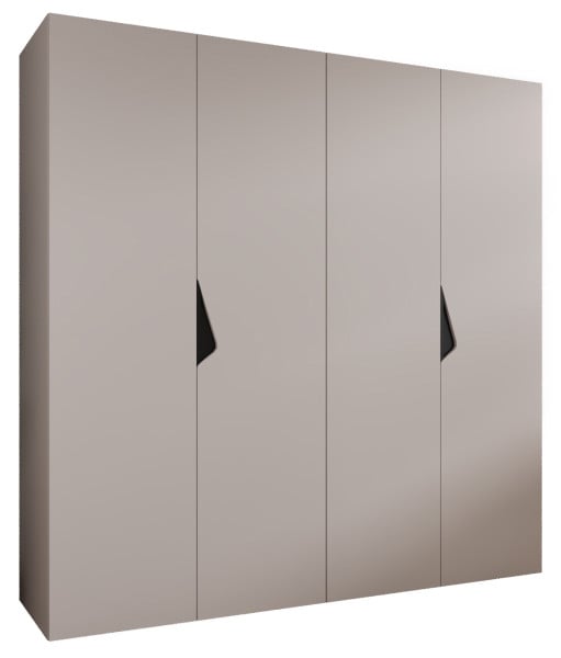 Szafa uchylna SANDI 1 200 wys 202 cm Kaszmir + u Czarny 790693