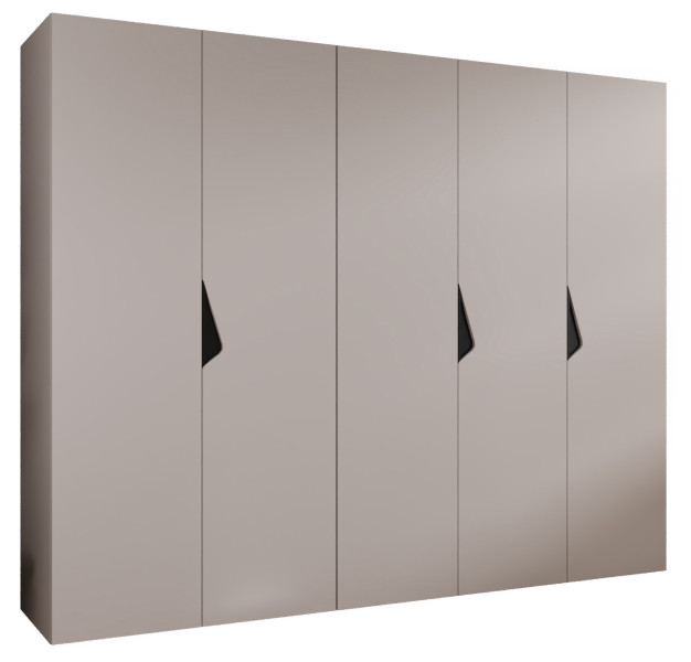 Szafa uchylna SANDI 1 250 wys 202 cm Kaszmir + u Czarny 790995