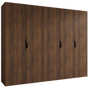 Szafa uchylna SANDI 1 250 wys 202 cm Orzech Warmia + u Czarny 1043538 Szafa uchylna SANDI 1 250 wys 202 cm Orzech Warmia + u Czarny 1043538