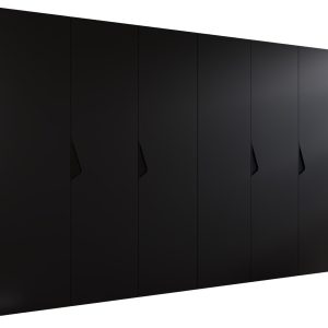 Szafa uchylna SANDI 1 300 (2X150) wys 202 cm Czarny + u Czarny 791214 Szafa uchylna SANDI 1 300 (2X150) wys 202 cm Czarny + u Czarny 791214