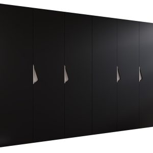 Szafa uchylna SANDI 1 300 (2X150) wys 202 cm Czarny + u Kaszmir 790996 Szafa uchylna SANDI 1 300 (2X150) wys 202 cm Czarny + u Kaszmir 790996