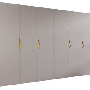 Szafa uchylna SANDI 1 300 (2X150) wys 202 cm Kaszmir + u Złoty 791010 Szafa uchylna SANDI 1 300 (2X150) wys 202 cm Kaszmir + u Złoty 791010
