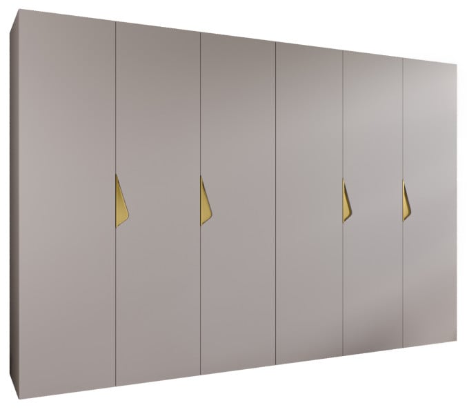 Szafa uchylna SANDI 1 300 (2X150) wys 202 cm Kaszmir + u Złoty 791010
