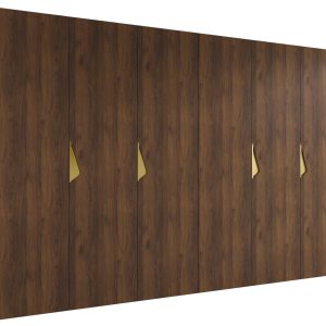 Szafa uchylna SANDI 1 300 (2X150) wys 202 cm Orzech Warmia + u Złoty 1043514