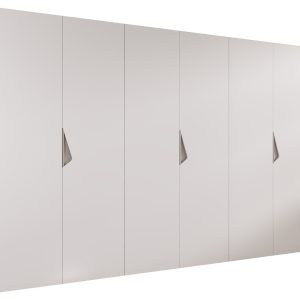 Szafa uchylna SANDI 1 300 (3X100) wys 202 cm Biały + u Kaszmir 790844