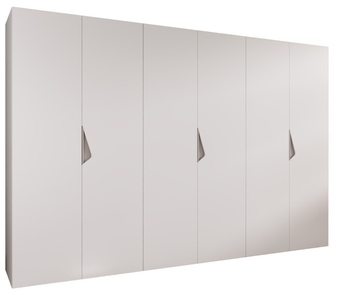 Szafa uchylna SANDI 1 300 (3X100) wys 202 cm Biały + u Kaszmir 790844
