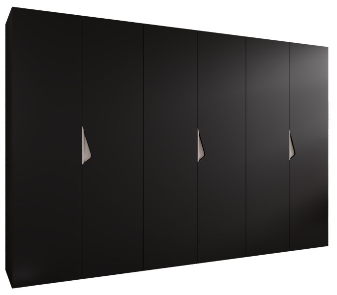 Szafa uchylna SANDI 1 300 (3X100) wys 202 cm Czarny + u Kaszmir 790960