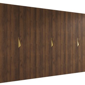 Szafa uchylna SANDI 1 300 (3X100) wys 202 cm Orzech Warmia + u Złoty 1043583