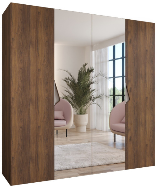Szafa uchylna SANDI 2 200 wys 202 cm Orzech Warmia + u Kaszmir 1043596