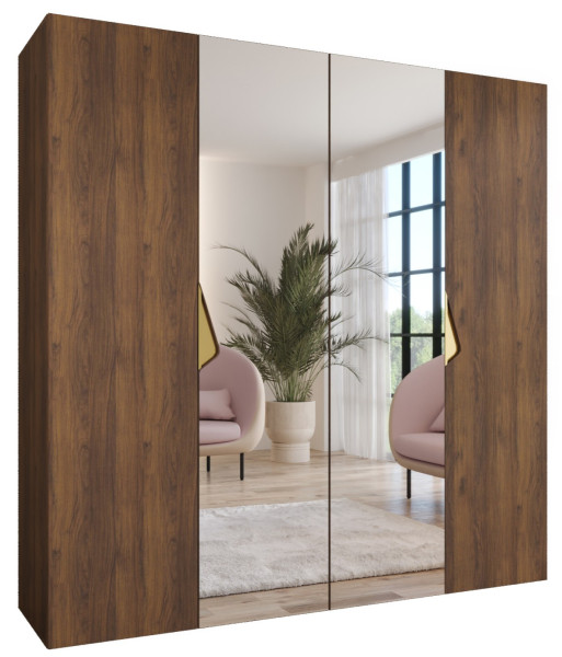Szafa uchylna SANDI 2 200 wys 202 cm Orzech Warmia + u Złoty 1043556