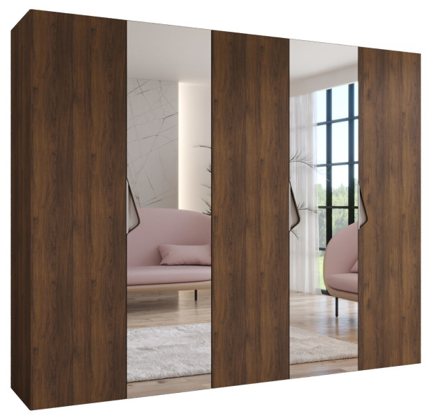 Szafa uchylna SANDI 2 250 wys 202 cm Orzech Warmia + u Kaszmir 1043509