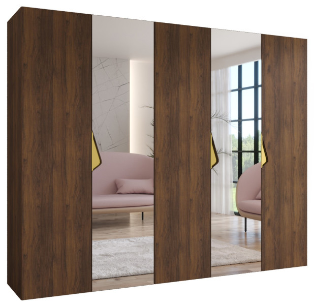 Szafa uchylna SANDI 2 250 wys 202 cm Orzech Warmia + u Złoty 1043485