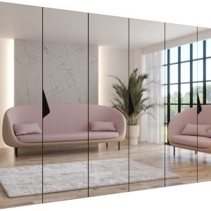 Szafa uchylna SANDI 3 300 (3X100) wys 202 cm Orzech Warmia + u Czarny 1043555 Szafa uchylna SANDI 3 300 (3X100) wys 202 cm Orzech Warmia + u Czarny 1043555