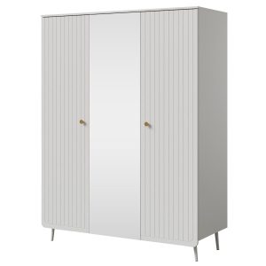 Szafa uchylna z lustrem Chloe 3D 150 Biała (2 kolory uchwytu) 807031 Szafa uchylna z lustrem Chloe 3D 150 Biała (2 kolory uchwytu) 807031