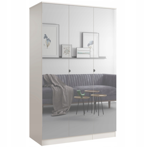 Szafa uchylna z lustrem Monza 3D 120 Kaszmir 668497
