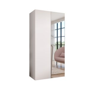 Szafa uchylna z lustrem PIANO 2 100 wys 202 cm Biały + u Kaszmir 791185 Szafa uchylna z lustrem PIANO 2 100 wys 202 cm Biały + u Kaszmir 791185