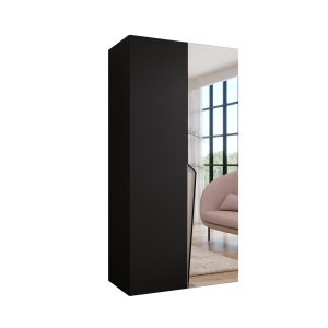 Szafa uchylna z lustrem PIANO 2 100 wys 202 cm Czarny + u Kaszmir 791085 Szafa uchylna z lustrem PIANO 2 100 wys 202 cm Czarny + u Kaszmir 791085