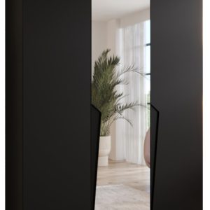 Szafa uchylna z lustrem PIANO 2 150 wys 202 cm Czarny + u Czarny 791174 Szafa uchylna z lustrem PIANO 2 150 wys 202 cm Czarny + u Czarny 791174
