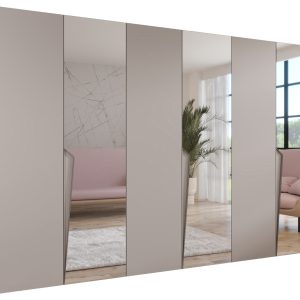 Szafa uchylna z lustrem PIANO 2 300 (3X100) wys 202 cm Kaszmir + u Kaszmir 790879 Szafa uchylna z lustrem PIANO 2 300 (3X100) wys 202 cm Kaszmir + u Kaszmir 790879