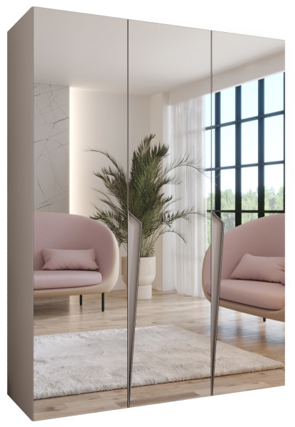 Szafa uchylna z lustrem PIANO 3 150 wys 202 cm Kaszmir + u Kaszmir 790917
